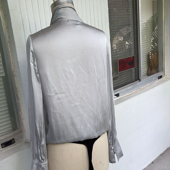 Paige Saffron Tie bodysuit - Picture 2 of 4